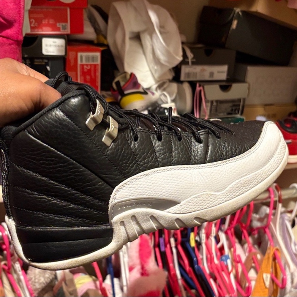 Jordan Black and White Kids Sneakers